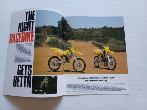 SUZUKI RM 250 - RM 125 Cross 1991 cartella stampa …
