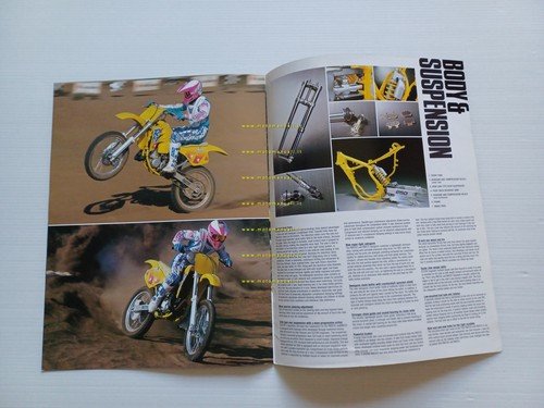 SUZUKI RM 250 - RM 125 Cross 1991 cartella stampa …