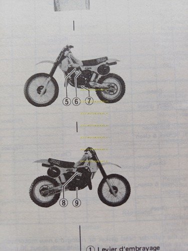 Suzuki RM 250 1983-84 Cross manuale uso manutenzione originale