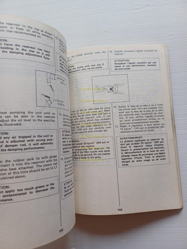 Suzuki RM 250 1983-84 Cross manuale uso manutenzione originale