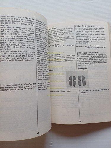 Suzuki RM 250 1983-84 Cross manuale uso manutenzione originale