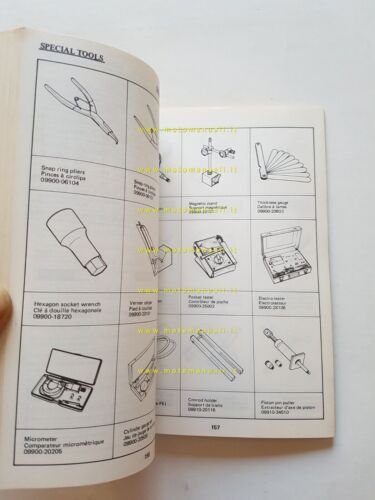 Suzuki RM 250 1983 manuale uso manutenzione originale INGLESE FRANCESE