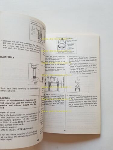 Suzuki RM 250 1983 manuale uso manutenzione originale INGLESE FRANCESE