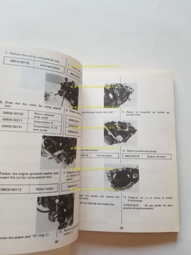 Suzuki RM 250 1983 manuale uso manutenzione originale INGLESE FRANCESE