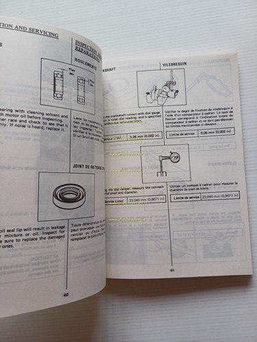 Suzuki RM 250 1988-89 Cross manuale uso manutenzione originale