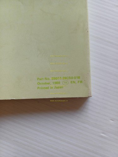 Suzuki RM 250 1988-89 Cross manuale uso manutenzione originale