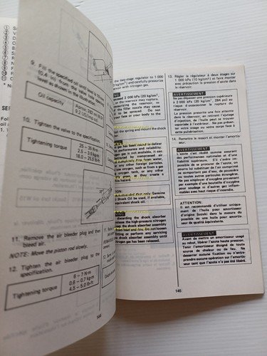 Suzuki RM 250 1988-89 Cross manuale uso manutenzione originale