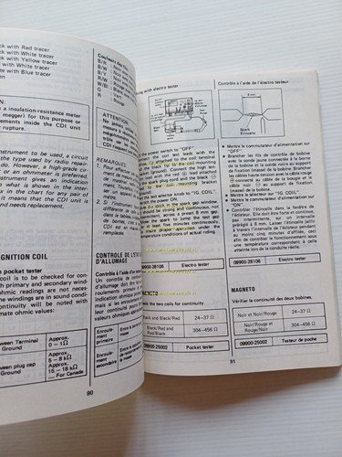 Suzuki RM 250 1988-89 Cross manuale uso manutenzione originale
