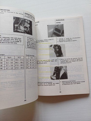 Suzuki RM 250 1988-89 Cross manuale uso manutenzione originale