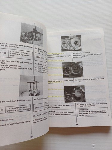 Suzuki RM 250 1989-90 Cross manuale uso manutenzione originale