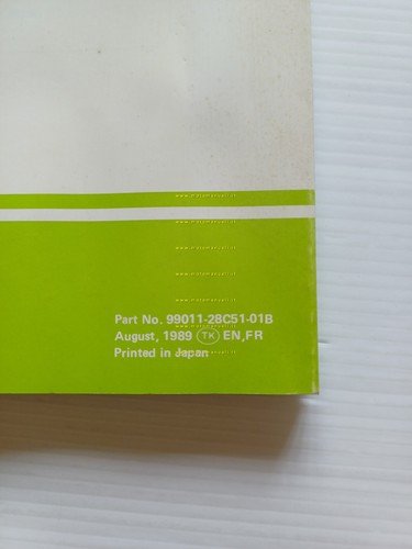 Suzuki RM 250 1989-90 Cross manuale uso manutenzione originale