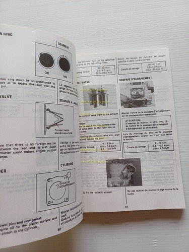 Suzuki RM 250 1989-90 Cross manuale uso manutenzione originale
