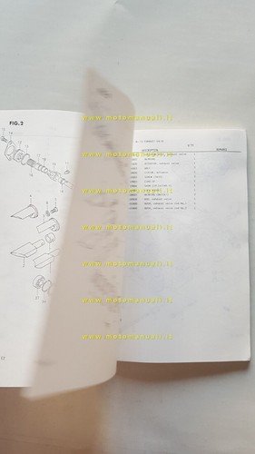 SUZUKI RM 250 J 1987-88 catalogo ricambi originale Spare Parts …