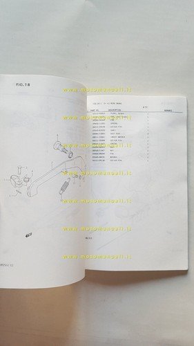 SUZUKI RM 250 J 1987-88 catalogo ricambi originale Spare Parts …