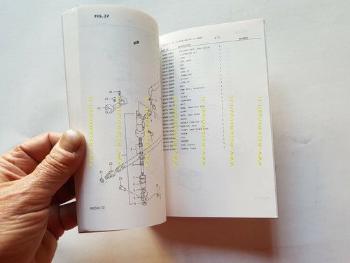 SUZUKI RM 250 K Cross 1988 catalogo ricambi originale Spare …