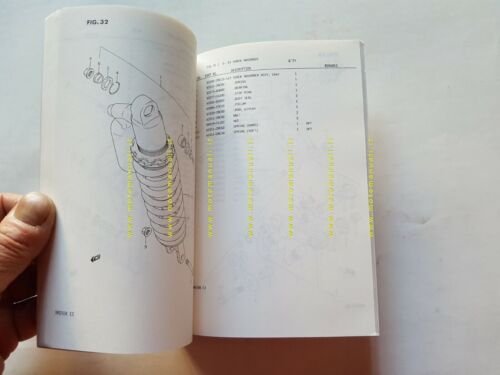 SUZUKI RM 250 K Cross 1988 catalogo ricambi originale Spare …