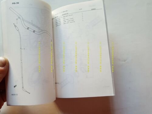 SUZUKI RM 250 K Cross 1988 catalogo ricambi originale Spare …