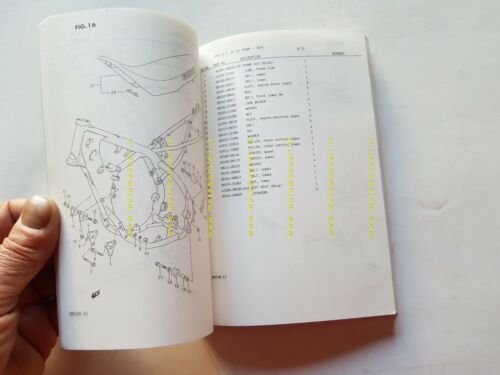 SUZUKI RM 250 K Cross 1988 catalogo ricambi originale Spare …