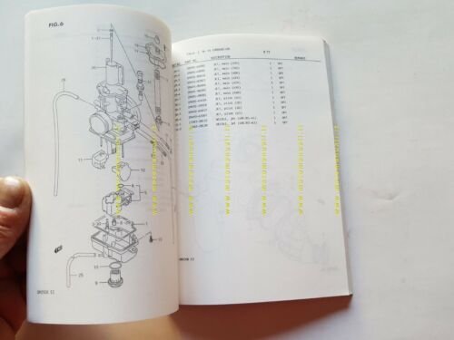 SUZUKI RM 250 K Cross 1988 catalogo ricambi originale Spare …