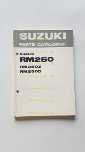 Suzuki RM 250 Z - D Cross 1982-83 catalogo ricambi …