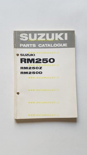Suzuki RM 250 Z - D Cross 1982-83 catalogo ricambi …