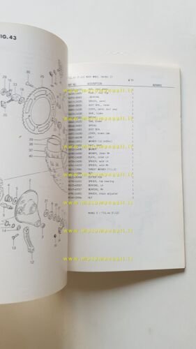 Suzuki RM 250 Z - D Cross 1982-83 catalogo ricambi …