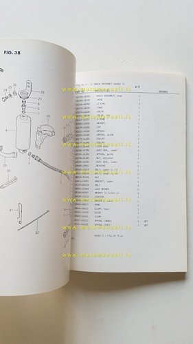 Suzuki RM 250 Z - D Cross 1982-83 catalogo ricambi …