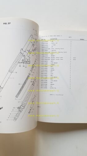 Suzuki RM 250 Z - D Cross 1982-83 catalogo ricambi …