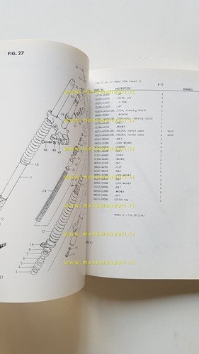 Suzuki RM 250 Z - D Cross 1982-83 catalogo ricambi …