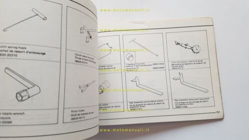 Suzuki RM 465 1981-82 Cross manuale uso manutenzione originale