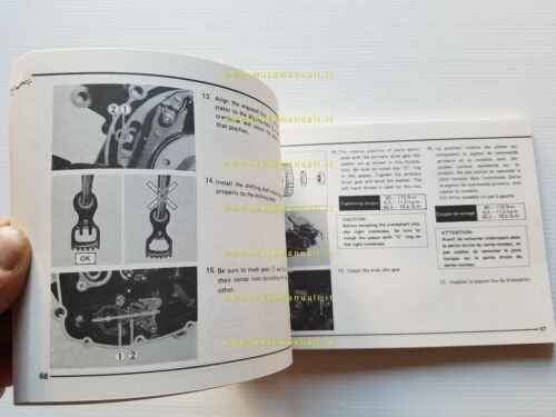 Suzuki RM 465 1981-82 manuale uso manutenzione originale