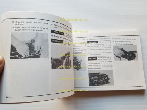 Suzuki RM 465 1981-82 manuale uso manutenzione originale