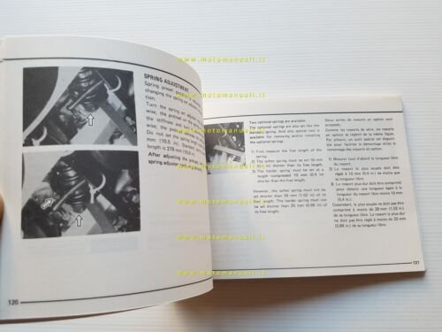 Suzuki RM 465 1981-82 manuale uso manutenzione originale