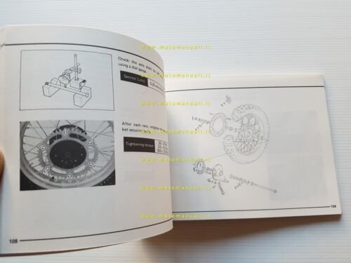 Suzuki RM 465 1981-82 manuale uso manutenzione originale