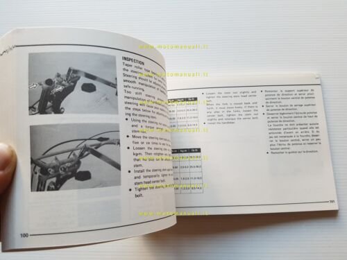 Suzuki RM 465 1981-82 manuale uso manutenzione originale