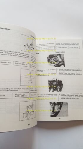 Suzuki RM 80 H 1983 Cross manuale uso manutenzione originale
