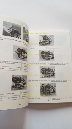 Suzuki RM 80 H 1983 Cross manuale uso manutenzione originale