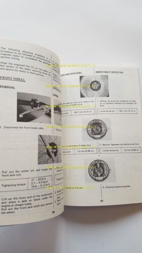 Suzuki RM 80 H 1983 Cross manuale uso manutenzione originale