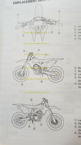 SUZUKI RM Z 250 2008 manuale officina Francese French manuel …