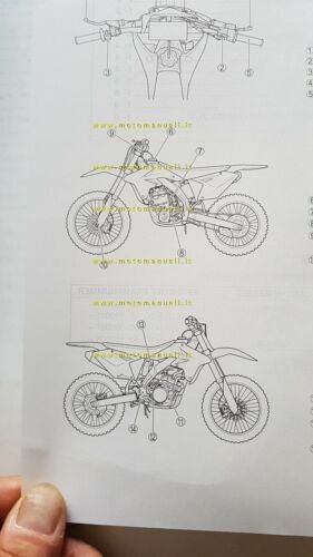 SUZUKI RM Z 250 2008 manuale officina Olandese DUTCH text …
