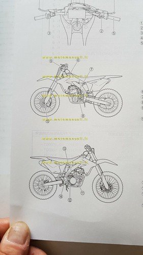 SUZUKI RM Z 250 2008 manuale officina Olandese DUTCH text …