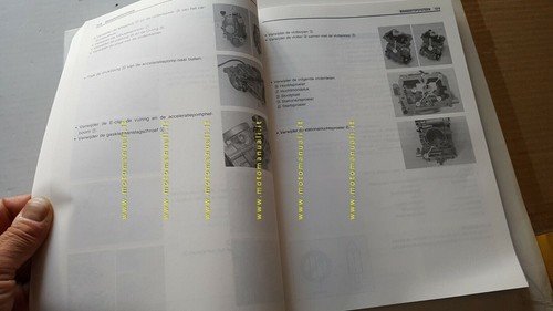 SUZUKI RM Z 250 2008 manuale officina Olandese DUTCH text …