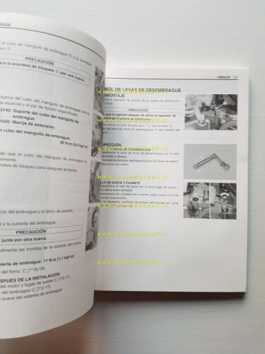 Suzuki RM-Z 250 2008 manuale uso manutenzione officina spagnolo originale