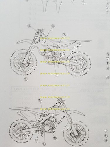Suzuki RM-Z 250 2008 manuale uso manutenzione officina spagnolo originale