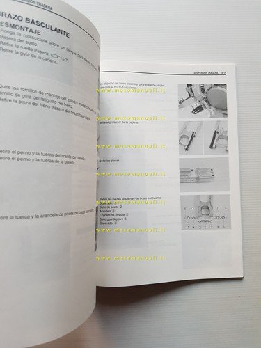 Suzuki RM-Z 250 2008 manuale uso manutenzione officina spagnolo originale