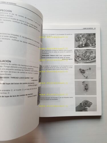 Suzuki RM-Z 250 2008 manuale uso manutenzione officina spagnolo originale