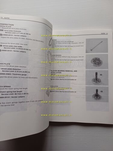 Suzuki RM-Z 450 2004 manuale uso manutenzione officina INGLESE originale