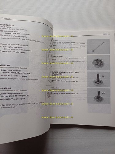 Suzuki RM-Z 450 2004 manuale uso manutenzione officina INGLESE originale