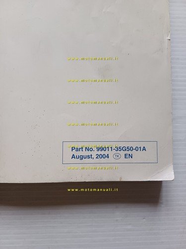 Suzuki RM-Z 450 2004 manuale uso manutenzione officina INGLESE originale