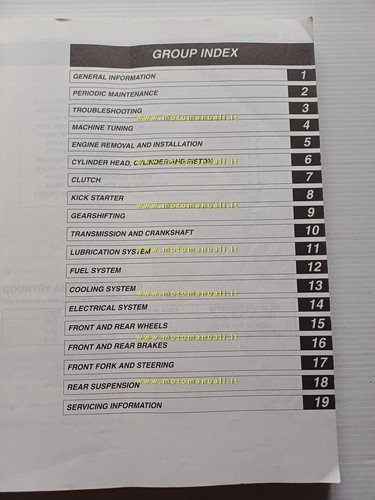 Suzuki RM-Z 450 2004 manuale uso manutenzione officina INGLESE originale